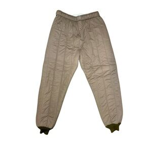 Vintage Military Quilted Puffer Pants Men's NYLON USA Outdoors Hunting Fishing